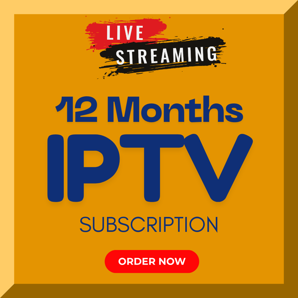 12-Month IPTV Subscription